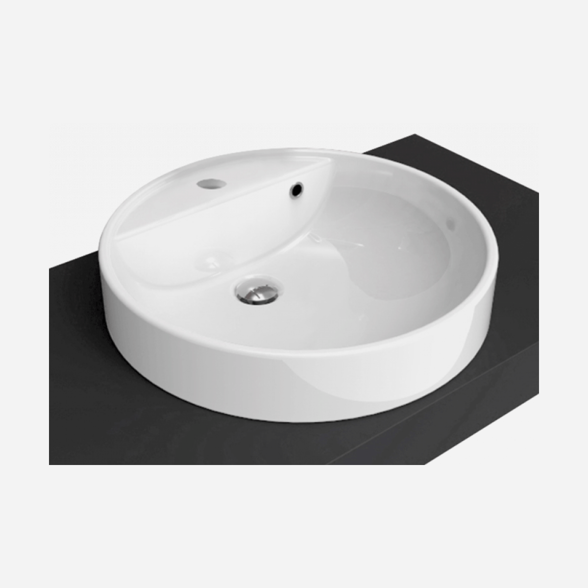 Ceramica Flaminia TWIN SET 52 Lavabo incasso ceramica bianca